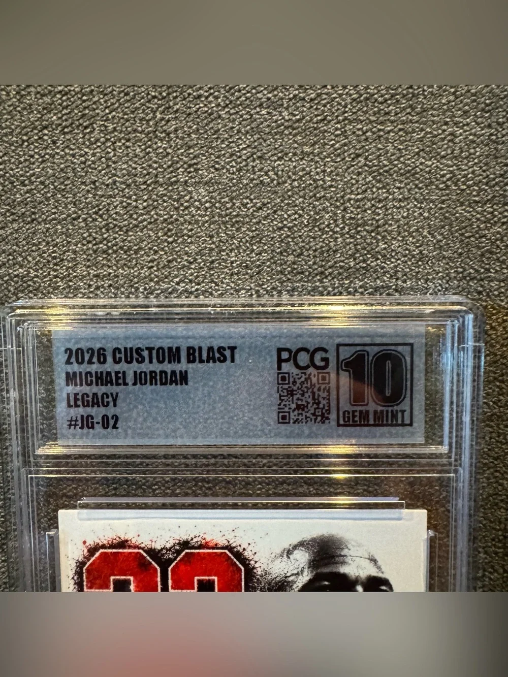 Michael Jordan - Legacy - 2026 Custom Blast -  #JG-02 PCG 10 Gem Mint